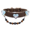 Heart-shaped pet collar