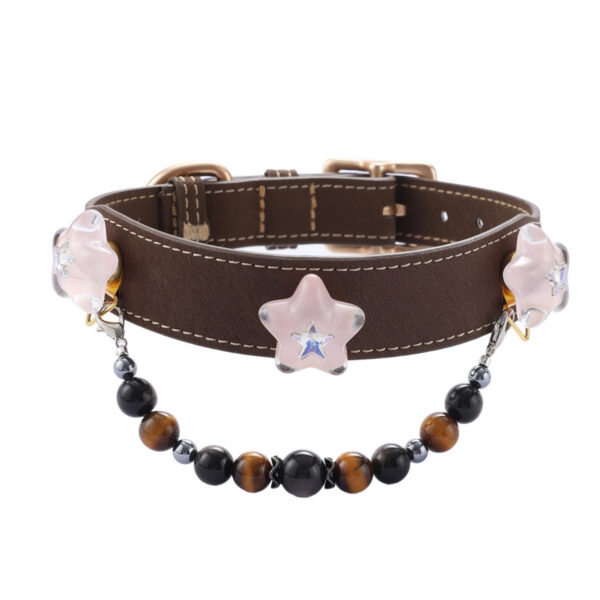 Five-pointed star pet collar