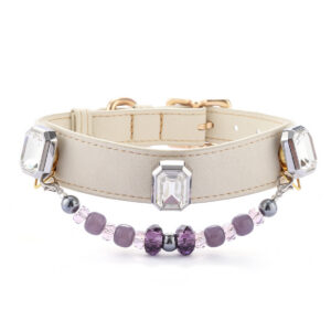 Transparent Gemstone Pet Collar Transparent Gemstone Pet Collar